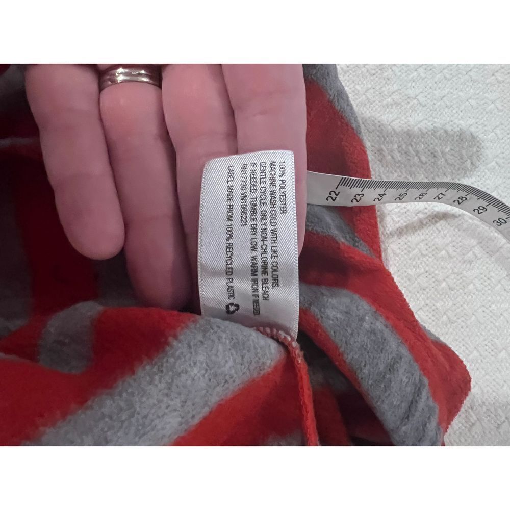 Target Red and Gray Striped Pajama Pants size Large - Picture 6 of 9